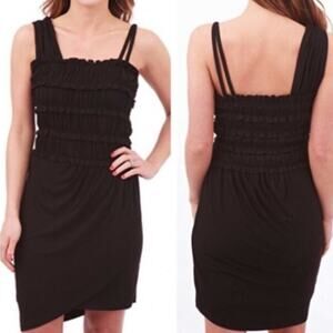 Anthropologie Leifnotes Black Divergent Dress.